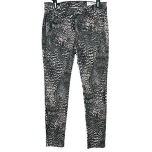 Rag & Bone Feather Print Legging Skinny Jeans Size 27